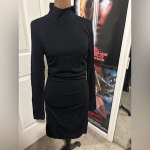 Express Black Long Sleeve sweater like Dress